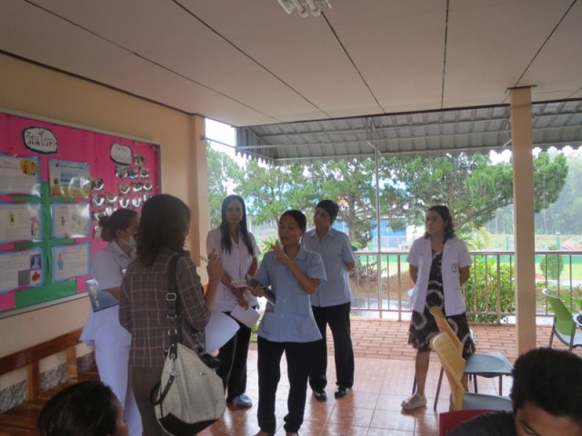 รับนิเทศงานระบาด 15 สค 57