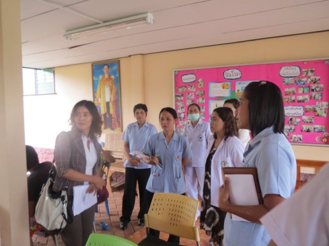 รับนิเทศงานระบาด 15 สค 57