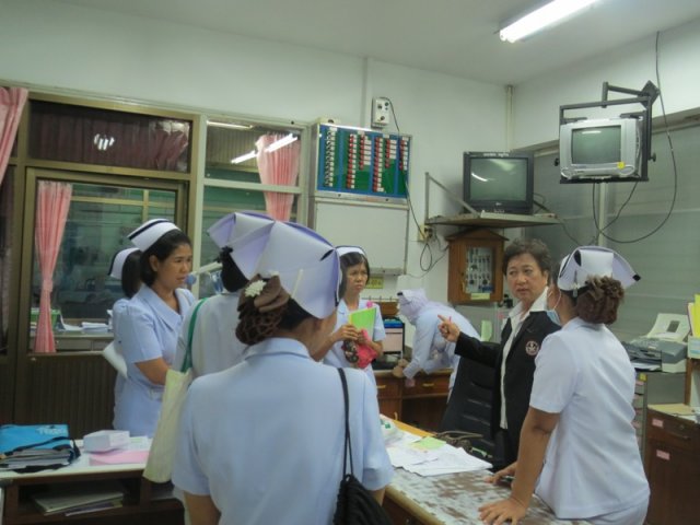 รับการเยี่ยมประเมินมาตรฐานสภาการพยาบาล