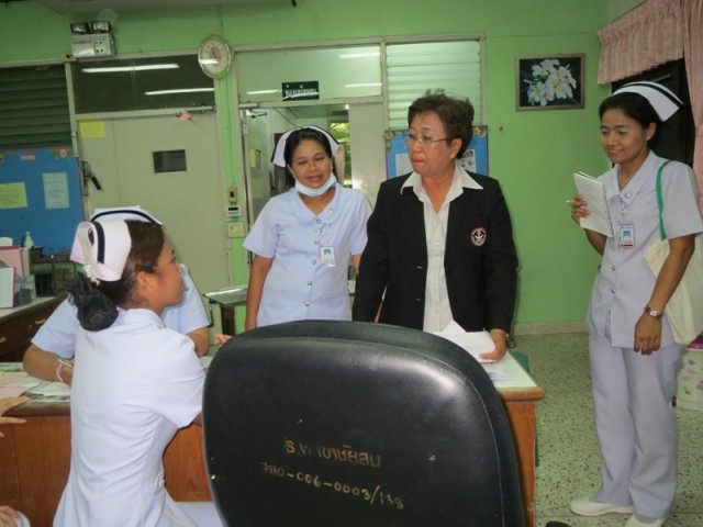 รับการเยี่ยมประเมินมาตรฐานสภาการพยาบาล