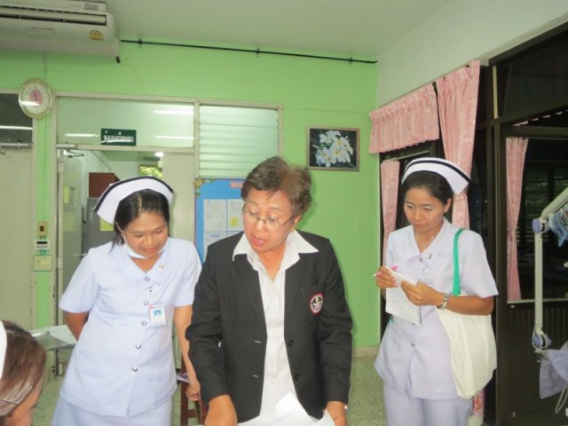 รับการเยี่ยมประเมินมาตรฐานสภาการพยาบาล