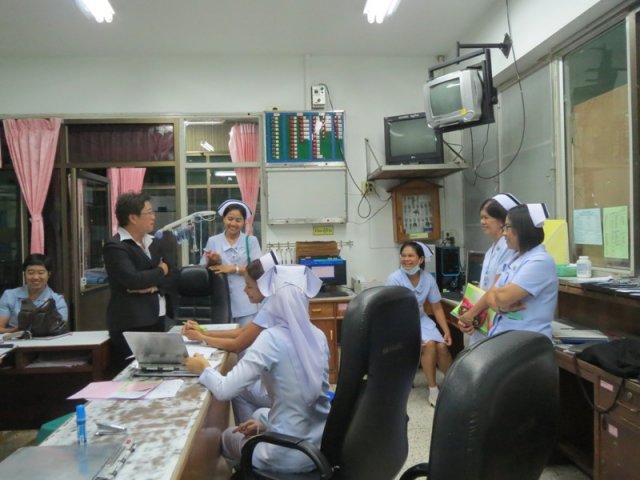 รับการเยี่ยมประเมินมาตรฐานสภาการพยาบาล