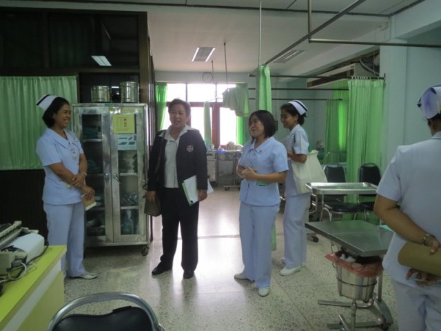 รับการเยี่ยมประเมินมาตรฐานสภาการพยาบาล