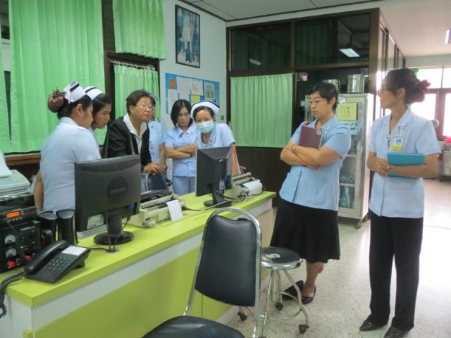 รับการเยี่ยมประเมินมาตรฐานสภาการพยาบาล
