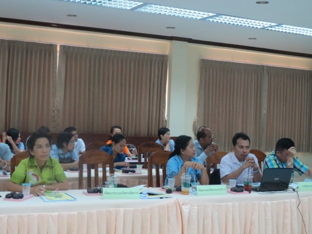รับการนิเทศงานผสมผสาน ของสำนักงานสาธารณสุขจังหวัดพัทลุง ครั้งที่ 1 ปีงบประมาณ 2557 